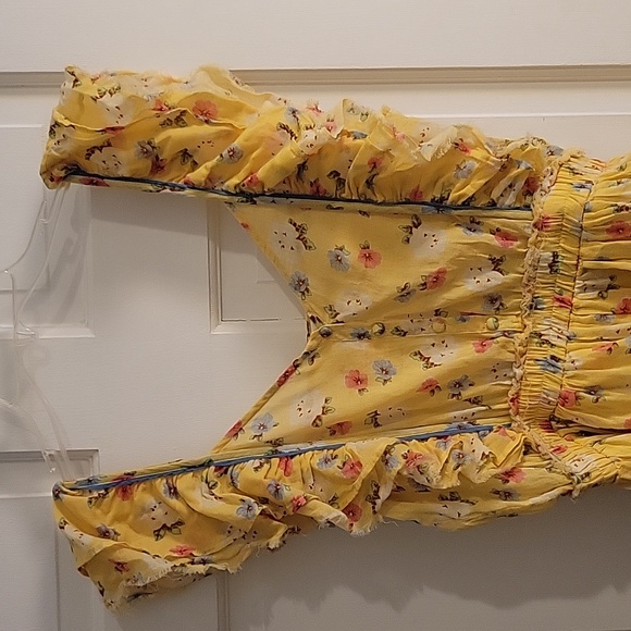 Loveshackfancy Yellow phyllis dress size medium - Picture 6 of 10